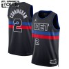 Detroit Pistons Cade Cunningham 2 Jordan 2022-23 Statement Edition Musta Lasten Pelipaidat Swingman